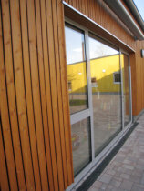 Detailansicht Außenfassade