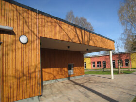 Überdachte Terrasse